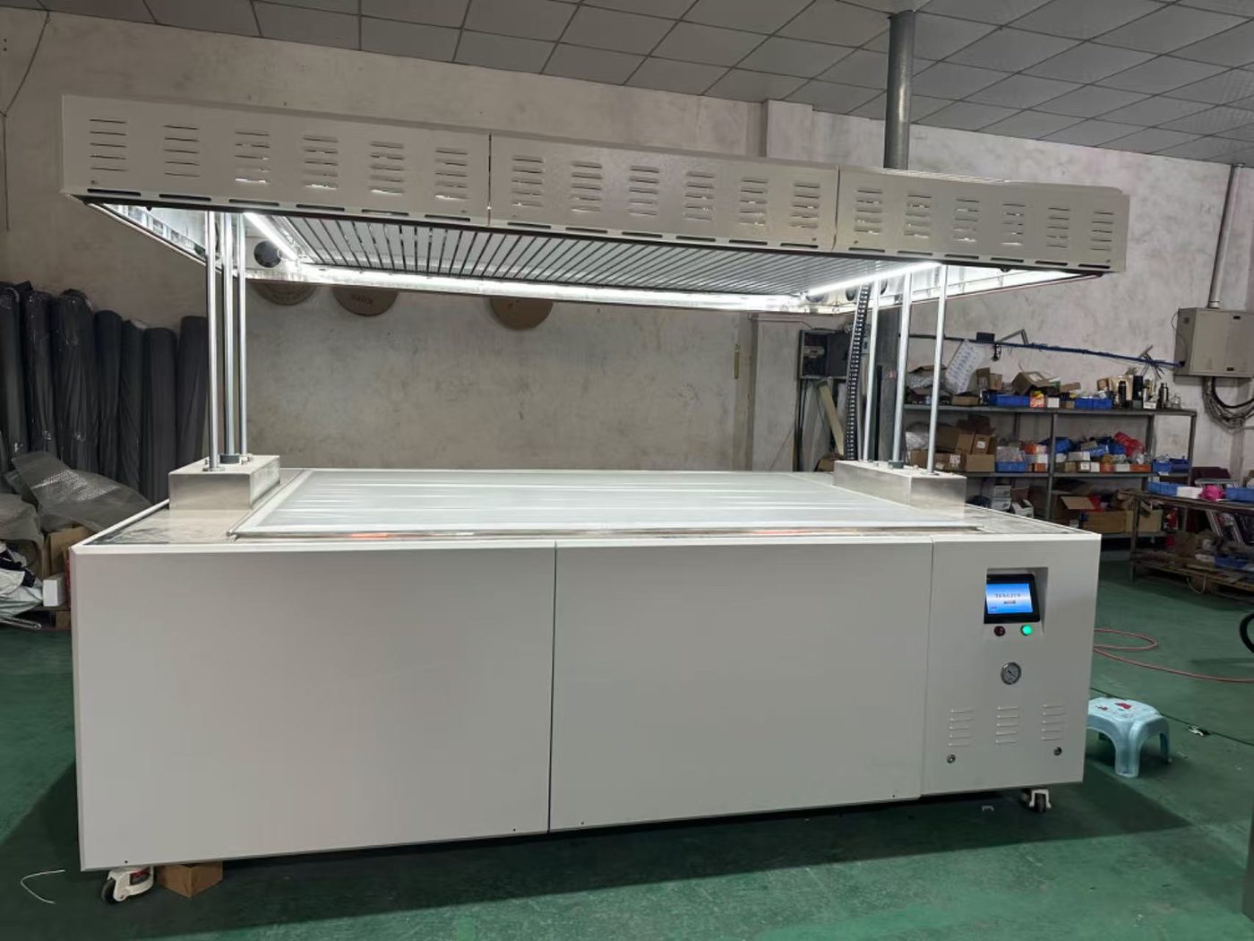 Anchor India Automations assembly floor with a flexo plate drying and light finishing unit